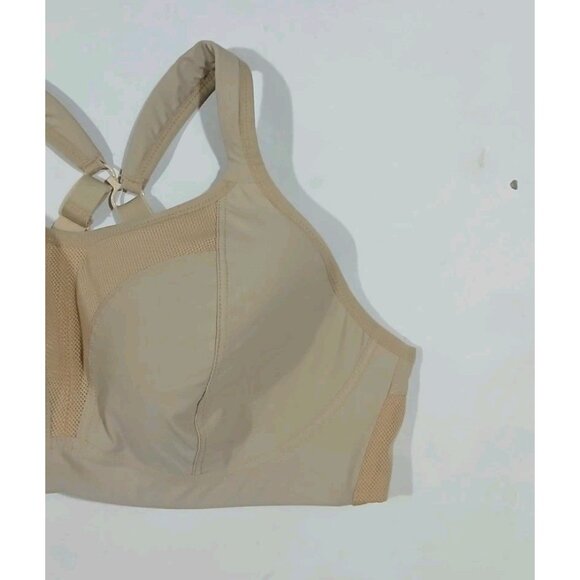 Panache 7341 Boundless Non Wired Sports Bra Size 38D Tan High Impact Racerback - Picture 3 of 8
